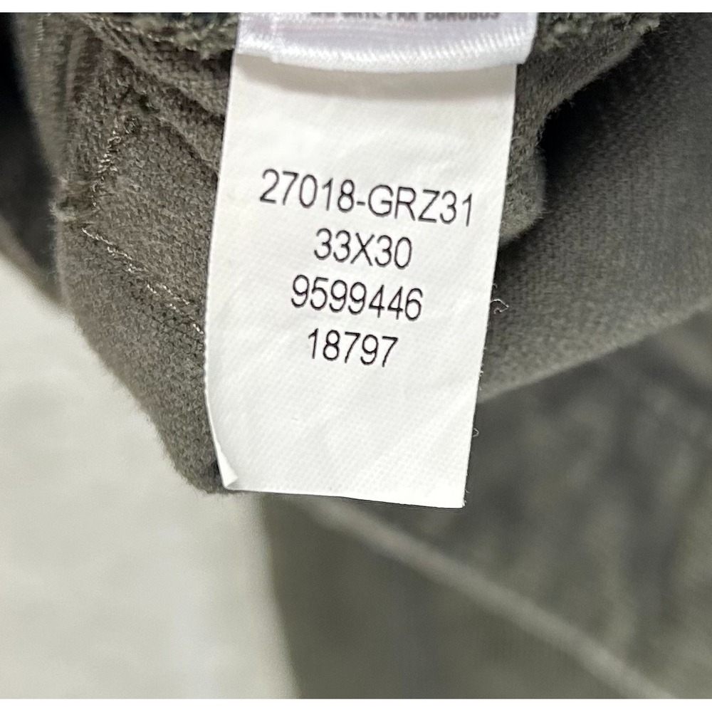 Bonobos Corduroy Pants Mens 33x30 Olive Green Slim Athletic Straight Fit Casual - Picture 10 of 16